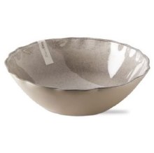 Melamine Veranda Serve Bowl Gray