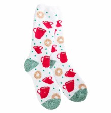 Cozy Crew Socks Coffee & Donuts