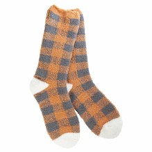 Cozy Crew Socks Fall Gingham