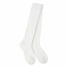 Cozy Knee High Socks White