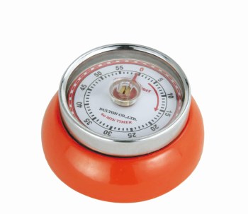 Kitchen Timer Retro Orange