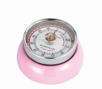 Kitchen Timer Retro Pink