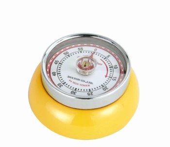 Kitchen Timer Retro Yellow