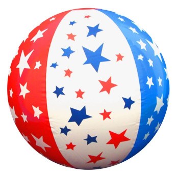 Beach Ball Patriotic Stars