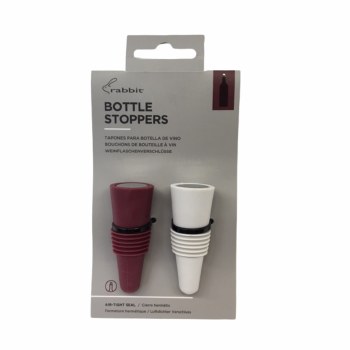 Rabbit Wine Bottle Stoppers Set of 2
