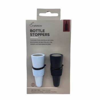 Rabbit Wine Bottle Stoppers Set of 2