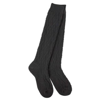 Cozy Knee High Socks Black