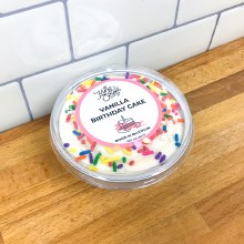 Mini Vanilla Birthday Cake