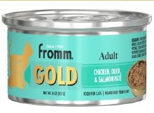 Fromm Gold Adult Cat Pate 3oz