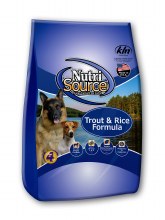 Nutrisource Trout & Rice 15#