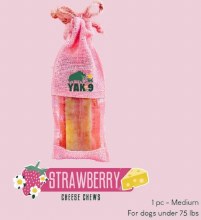 Yak9 Strawberry Chew Med 6oz