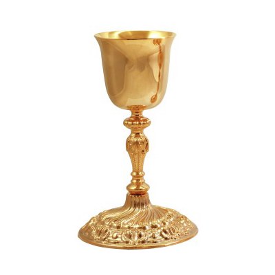 Gold Plated Chalice with Fusion Decorated Base (24cm)