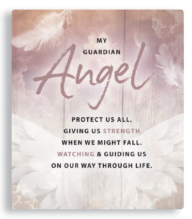 My Guardian Angel Porcelain Plaque (15cm)
