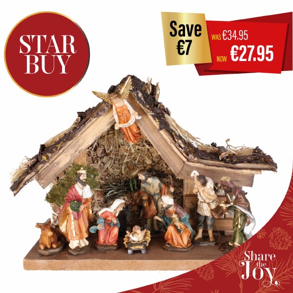 Joy To The World Nativity Scene (22cm)