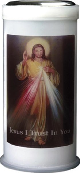 Divine Mercy Pillar Candle (15cm)