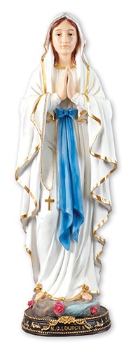 Our Lady of Lourdes Fibreglass Statue (90cm)