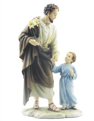 St Joseph and Child Veronese Statue (20cm)