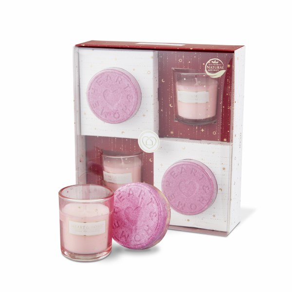 Mini Candle and bath Bomb Gift Set