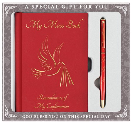 Confirmation Gift Set with Mass Book and Pen