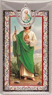 St Jude Prayer Card and Medal