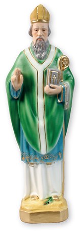 St Patrick Plaster Statue (20cm)