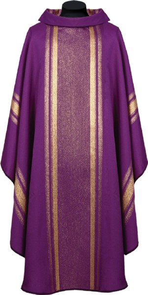 Purple and Gold Chasuble