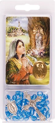 Lourdes Rosary and Leaflet