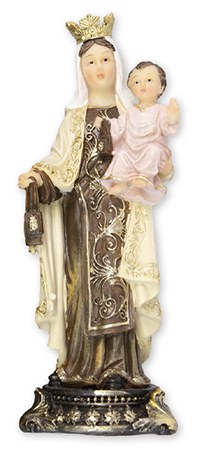 Our Lady of Mount Carmel Florentine Statue (13cm)