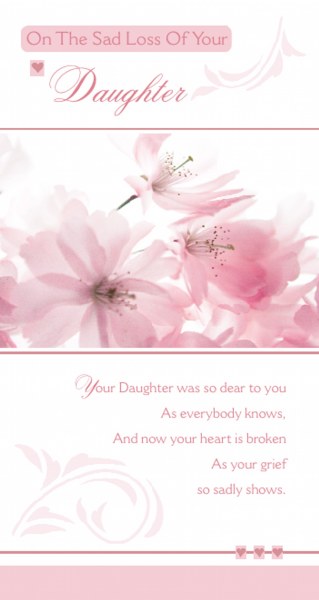 Sad Loss of Daughter Card - Veritas