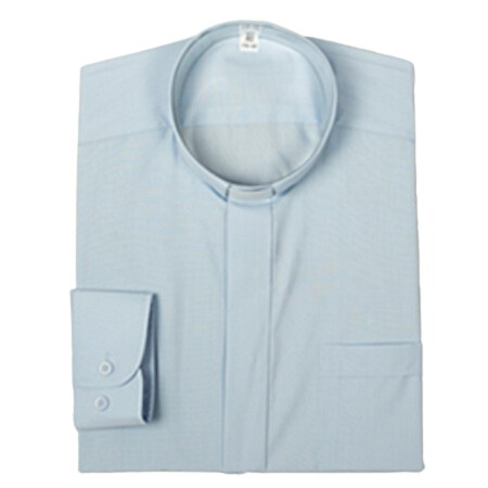 Blue Clergy Shirt