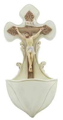 Veronese Crucifix Holy Water Font