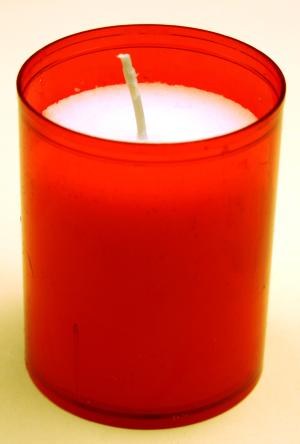 24-HR Red Devotional Votive Candle