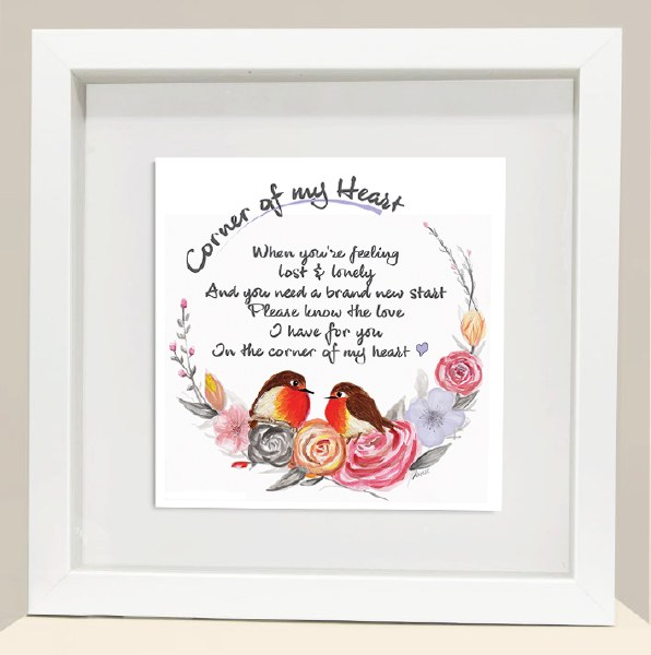 Love I Have Corner of My Heart Framed Picture