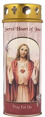 Sacred Heart Windproof Cap Candle