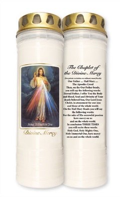 Divine Mercy 7 Day Candle (22cm)
