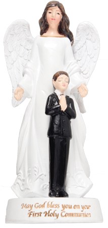 Boy Fisrt Holy Communion Guardian Angel Statue