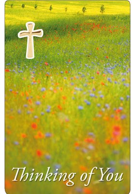Thinking of You Laminated Prayer Card