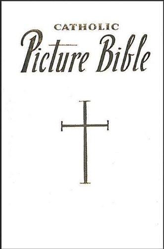 Catholic Picture Bible, White, Padded