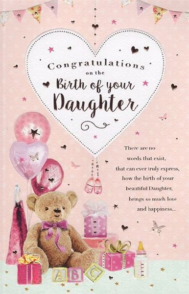 Birth of Your Daughter Card