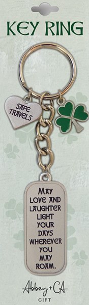 Irish Safe Travels Key Ring