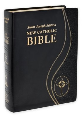 St Joseph New Catholic Bible, Giant Type, Black Imitation Leather
