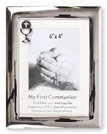 First Holy Communion Silver Frame  4x6