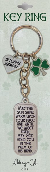 Irish In Loving Memory Key Ring