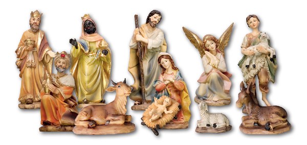 11 Piece Nativity Set (11cm)