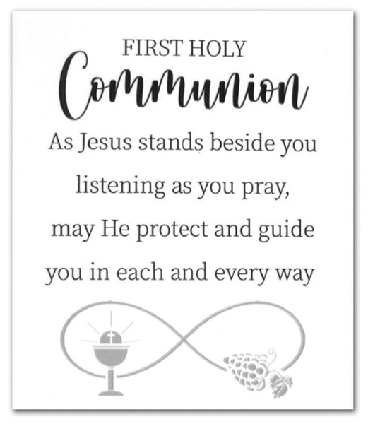 First Holy Communion Ceramic Plaque (13cm)