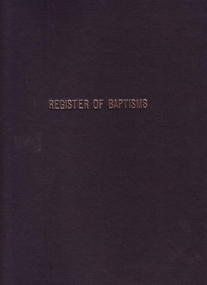 Baptism Register 100 Leaf
