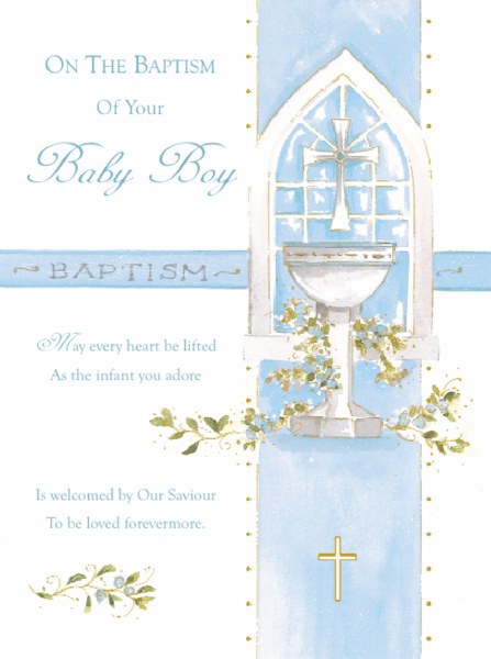 Christening Boy Card