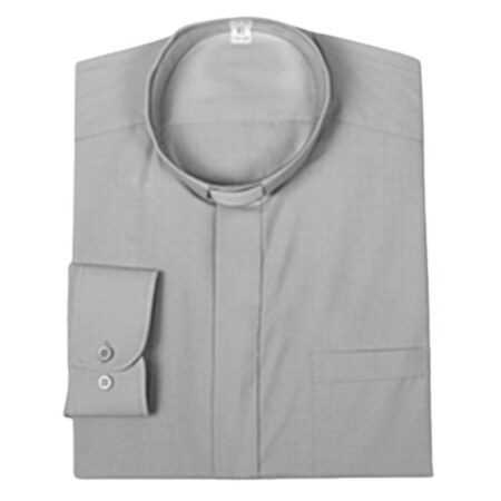 Light Grey Clergy Shirt