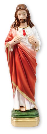 Sacred Heart Plaster Statue (20cm)