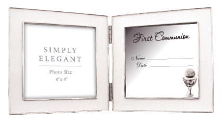 Silver Plated First Holy Communion Frame (21cm)